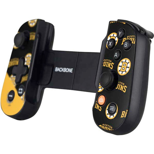 NHL Boston Bruins Pattern Backbone One for iPhone Game Controller Skin